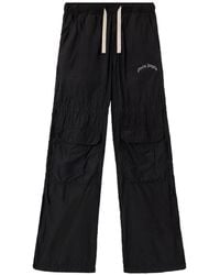 Palm Angels - Logo Drawstring Cargo Trousers - Lyst