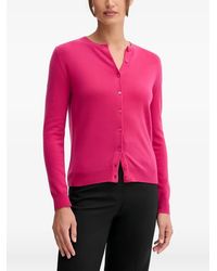 Benetton - Wollen Vest Met Lange Mouwen En Knopen - Lyst