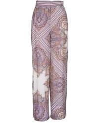 Veronica Beard - Pantalon Ample À Motif Cachemire - Lyst