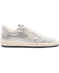 Golden Goose - Ball Star Ltd With Swarovski Crystals And Gray Suede Star - Lyst