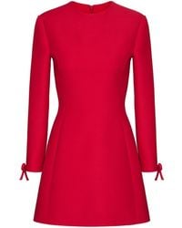 Valentino Garavani - Mini-jurk Met Strikdetail - Lyst