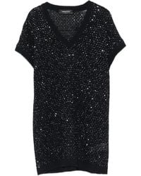 Fabiana Filippi - V-Neck Embellished T-Shirt - Lyst