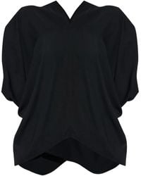 MM6 by Maison Martin Margiela - ドレープ ブラウス - Lyst