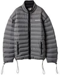 Miu Miu - Wattierte Jacke Mit Kordelzug - Lyst