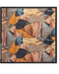 Roberto Cavalli - Patchwork-Print Scarf - Lyst