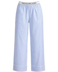 Polo Ralph Lauren - Logo-Waistband Striped Pajamas - Lyst