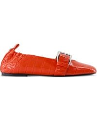 Ganni - Butterfly Ballerinas - Lyst