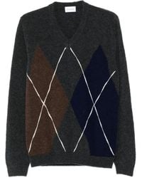 Scaglione - Pullover mit V-Ausschnitt - Lyst