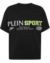 Philipp Plein - Logo-Print Round-Neck T-Shirt - Lyst