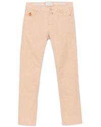 Jacob Cohen - Pantalones Bard Con Parche Del Logo - Lyst