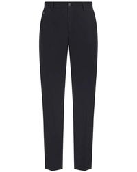 Dolce & Gabbana - Logo-Tag Tailored Trousers - Lyst