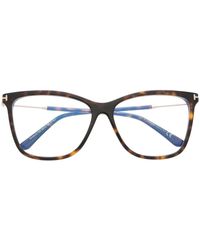 Tom Ford - Brille mit eckigem Gestell - Lyst