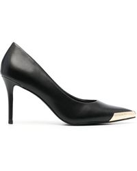 Versace - Zapatos con puntera de metal y tacón de 85mm - Lyst