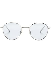 TOTEME - Runde Sonnenbrille Mit Logo-Gravur - Lyst