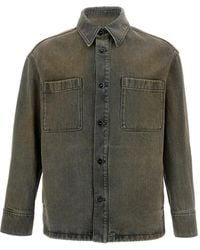 Fendi - Denim Overhemd Met Knopen - Lyst