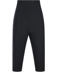 Jacquemus - Cropped Capri Trousers With High Waist - Lyst