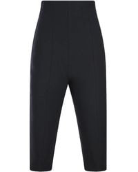Jacquemus - Cropped Capri Trousers With High Waist - Lyst