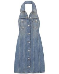 Givenchy - Robe En Jean À Dos Nu - Lyst
