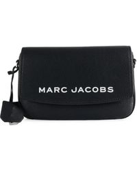Marc Jacobs - Logo-Print Pebbled Leather Shoulder Bag - Lyst