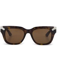 McQueen - Punk Rivet Square-Frame Sunglasses - Lyst