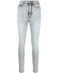 Philipp Plein - ラインストーントリム スキニージーンズ - Lyst
