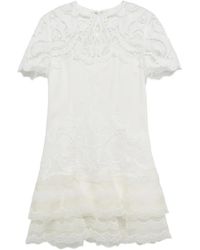 Jonathan Simkhai - Signature Paislee Lace-Detail Mini Dress - Lyst