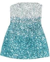 retroféte - ROBE TANCY en Teal - Lyst