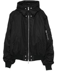 Thom Krom - Zip-Fastening Hooded Bomber Jacket - Lyst