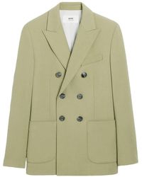 Ami Paris - Peak-Lapels Double-Breasted Blazer - Lyst