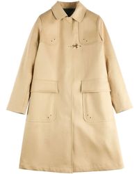 Fay - Cotton Trench Coat - Lyst