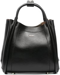 Max Mara - Mini Sac Marine En Cuir - Lyst