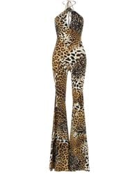 Roberto Cavalli - Jumpsuit mit Jaguar-Print - Lyst