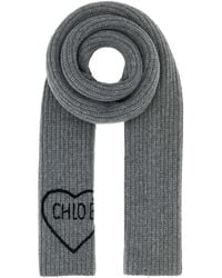 Chloé - The Encoeur Heart-Detail Scarf - Lyst