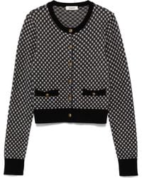 Sandro - Shepherd-Checked Cardigan - Lyst