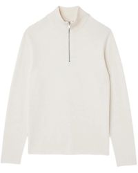 Sandro - Maglione A Collo Alto Con Zip - Lyst