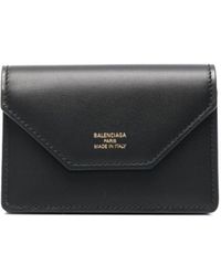 Balenciaga - Mini Envelope Leather Wallet - Lyst