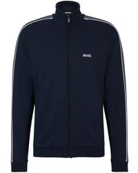 BOSS - ジップアップ カーディガン - Lyst