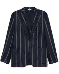 Manuel Ritz - Striped Blazer - Lyst