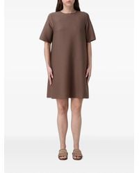 Max Mara - Crêpe T-Shirt Mini Dress - Lyst