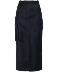 Sandro - Cargo Maxi Skirt - Lyst