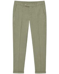 Mason's - Pressed-Crease Straight-Leg Trousers - Lyst