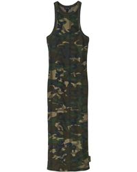 Marc Jacobs - Camouflage-print Ribbed Dress - Lyst