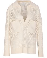 Allude - オープンニット セーター - Lyst