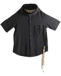 Ziggy Chen - Hooded Short-Sleeved Shirt - Lyst