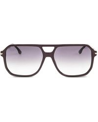 Victoria Beckham - Lunettes De Soleil À Monture Géométrique - Lyst