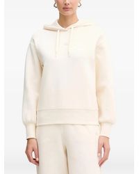 ARMANI EXCHANGE - Logo-Plaque Hoodie - Lyst