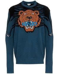 KENZO - Large Tiger Intarsia Jumper - Lyst