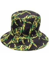 MSGM - Abstract-Print Bucket Hat - Lyst