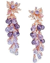 Anabela Chan - 18K Rose Floral-Motif Multi-Stone Earrings - Lyst