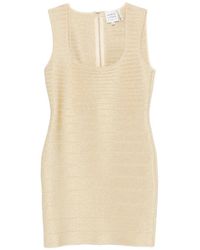 Hervé Léger - The Mirabel Bandage Mini Dress - Lyst